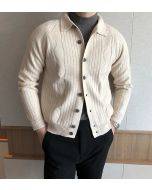 Men's Autumn And Winter Elegant Knitted Sweater