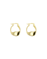 925 Silver Needle Retro Earrings Geometric Twist Temperament Earrings