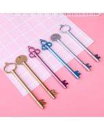 Retro key shape neutral pen metal texture student supplies signature pen