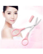 Stainless Steel Eyebrow Scissors with Comb Beauty Tools