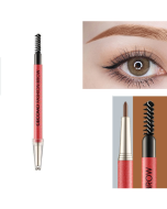 GECOMO Automatic Rotation Double-Headed Eyebrow Pencil With Eyebrow Card And Replacement Refills Waterproof And Non-Smudged