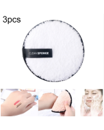 3 PCS Microfiber Cloth Pads Remover Face Cleansing Towel Reusable Cleansing Makeup