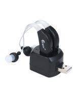 Rechargeable Hearing Aids for Seniors Personal Sound Amplifier with Charging Base,EU Plug