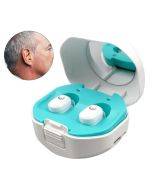 TWS On-Ear Sound Amplifier Hearing Aid with Charging Compartment