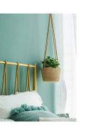 Indoor Hanging Planter Woven Plant Basket Up to 17.78 cm Planter Plant Hooks Modern Storage
