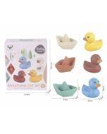Children's bath water toy sailboat Duckling cartoon animal spray bath set