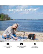 Portable Power Station with 500W, 540Wh Power Battery for Camping