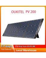 OUKITEL PV200 200W Solar Panel Foldable with Kickstand, IP65 Waterproof, 21.7% Solar Conversion Efficiency
