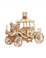 Robotime New Arrival DIY 3D Gramophone Box,Pumpkin Cart Wooden Puzzle Game Assembly Popular Toy Gift for Children Adult