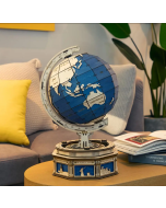 Robotime 3D Globe Wooden Puzzle 567pcs Oversized DIY Rotatable Game Assembly Toy Gift for Teen Adult Home Decoration Globe ST002