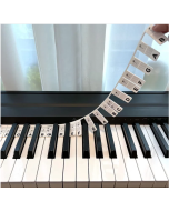 Removable Piano Keyboard Note Labels