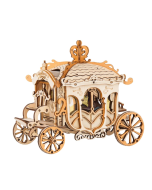 Robotime 3 Kinds DIY 3D Transportation Wooden Model Building Kits Vintage Car Tramcar Carriage Toy Gift for Children Adult