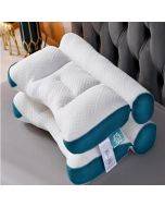 1pc Two Tone Bedding Pillow, Polyester Soft Throw Pillow For Household