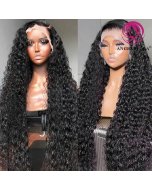 Deep Wave 13x4 HD Transparent Lace Frontal Wigs