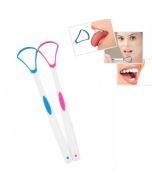 10 PCS Tongue Coating Cleaning Scraper To Remove Bad Breath Tongue Brush Random Color Delivery