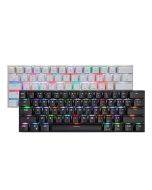 MOTOSPEED SK62 61 Kyes Tri-mode Mechanical Gaming Keyboard BT+2.4G+Wired RGB Backlit Gaming Keyboard