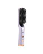 2 In 1 Curling And Straightening Dual-Use Mini Multi-Function Hair Straightener, Colour : Purple