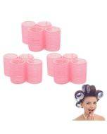 12 PCS/Set Self-Adhesive Curling Iron Hair Core Fluffy Hairdressing Tool,Random Colour Delivery,