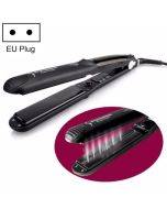 Steam Spray Electric Splint Hair Straightener with Plastic Bottle , EU Plug