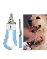 Two-piece Pet Toe Stainless Steel Cat and Dog Nail Clipper Filee
