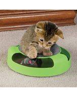 Pet Supplies Cat Plastic Catch the Mouse Interactive Turntable Pet Toys