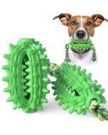 Dog Toy With Rope Prickly Pear Molar Stick Dog Toothbrush(Green)