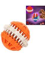 Dog Toy Balls for Pets Tooth Cleaning Chewing Toys Balls of Non-Toxic Soft Rubber