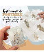 Last Day Promotion Transparent Jewellery Storage Book Set(No buttons)