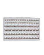 Pearl Twist Braided Fondant Cake Silicone Mold(Grey)