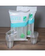 50pcs /Pack 180ml Disposable Cup Transparent PP Thickened Aviation Water Cup