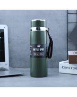 955 316 Stainless Steel Vacuum Cups, Capacity: 1000 ml(Frosted Green)