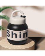 600ml 316 Stainless Steel Portable Thermos Coffee Cup with Tea Filter(Black)