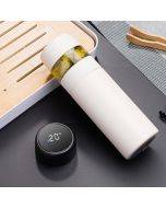 706 304 Stainless Steel Smart Insulation Water Cup(White)