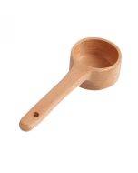 Long-Handled Wooden Spoon Seasoning Spoon Dessert Coffee Milk Tea Spoon Small