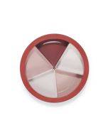 Detachable Dried Fruit Tray With Lid Living Room Candy Melon Seed Box Snack Sundries Storage Tray(Red)