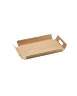 Wooden Dinner Plate Serving Plate Pastry Tray, Specification:880 Ash S