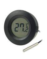 TL8009 Mini Indoor LCD Display Digital Thermometer, Measuring Temperature Range: -50℃-110℃(Black