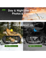 Digital IR Binoculars for Hunting in Complete Darkness