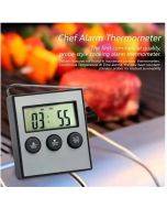 Digital oven thermometer kitchen food cooking meat grill probe thermometer with timer buffalo milk temperature cooking tool
