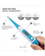 2 pieces for sale LCD electronic digital baby thermometer waterproof soft head medical home temperature