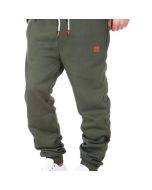 Men's Casual Cotton Blend Joggers Black Army Green