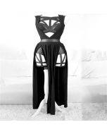 Halloween Black Stitching Lace Dress