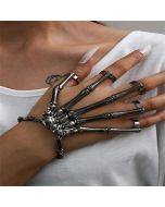 Women's Halloween Ring Bracelet All-in-One Chain