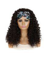 Hair band wig head cover Roll chemical fiber wig head cover