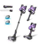 INSE S10 Cordless Vacuum Cleaner: 6-in-1, 26Kpa Suction, 2 Batteries, Up to 100 Min Runtime, Ideal for Home Cleaning, Lightweight, Hard Floor, Pet Hair.