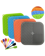 Pet Licking Pad Pet Food Set Dog Slow Food Pad Dining Pad