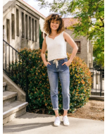 Judy Blue Pull On Denim Joggers