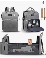 mochila bolsa maternidade termica que vira berco multifuncoes impermeavel