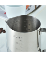 600ml 304 stainless steel tipped flower cup with graduated measuring cup milk foam cup coffee pot