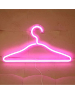 LED Neon USB Clothes Hanger